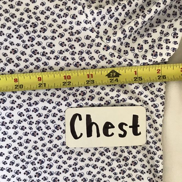 Peter Millar Summer Comfort White Printed Polo Short Sleeve Golf Shirt - XL - Picture 5 of 8